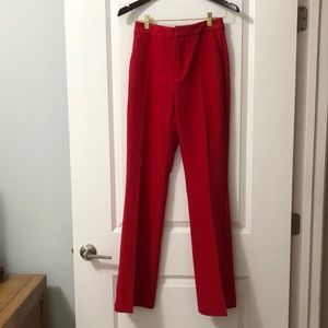 NWT Zara Red Trousers XS